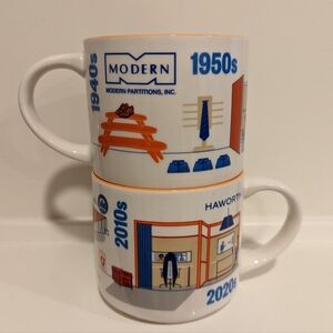 Haworth 75th Anniversary Mug Set
